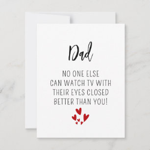 Funny Dad Card - Sarcastic Father's Day & Birthday