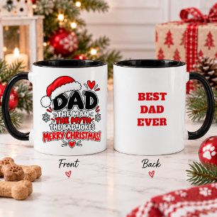 Funny Dad Christmas Bad Jokes Appreciation Gift Mug