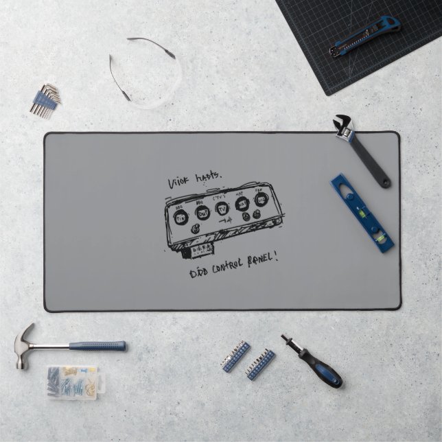 Funny Dad Control Panel Father's Day Desk Mat (Workstation)