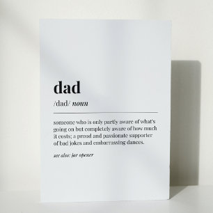 Funny Dad Definition Card