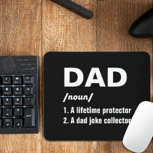 Funny Dad Definition Father's Day Mouse Mat