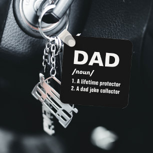 Funny Dad Definition Photo Father's Day Key Ring