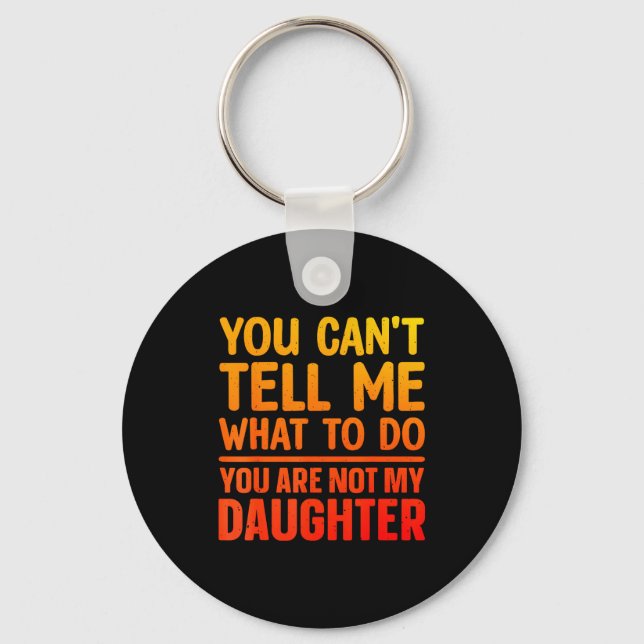 Funny Dad Design For Father Daddy Papa Men From Da Key Ring (Front)