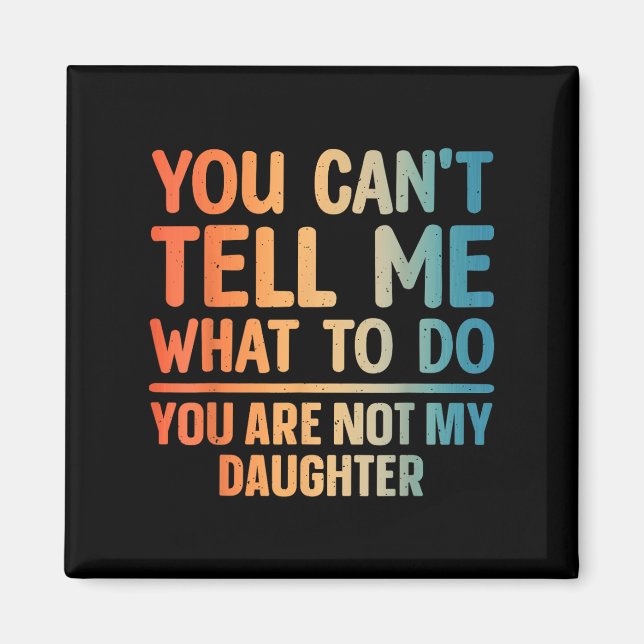 Funny Dad Design For Father Daddy Papa Men From Da Magnet (Front)