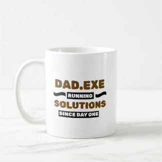 Funny Dad.exe Running Solutions Coffee Mug