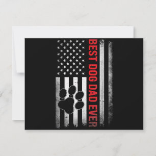 Funny Dad Fathers Day Dog Dad Save The Date