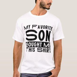 Funny dad, funny mum My Favourite son shirt