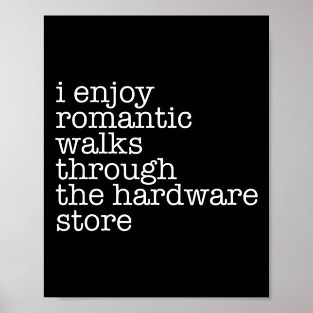 Funny Dad Handyman Hardware Store Tools Gift  Poster (Front)