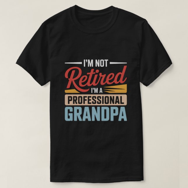 funny dad humour father birthday joke cool T-Shirt (Design Front)