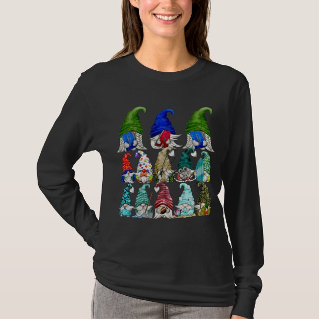 Funny Dad Joke Champion Gnomes T-Shirt (Front)