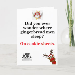 Funny Dad Joke Christmas Holiday Card