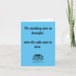 Funny Dad Joke Designed Card<br><div class="desc">This funny adorable dad joke designed card is a great Birthday gift for anyone celebrating their special day. If you like this joke, check out the large range of similar Dad Jokes in my store. If you would like to make this card more personalized, please message me and I will...</div>