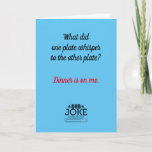 Funny Dad Joke Designed Card<br><div class="desc">This funny adorable dad joke designed card is a great Birthday gift for anyone celebrating their special day. If you like this joke, check out the large range of similar Dad Jokes in my store. If you would like to make this card more personalized, please message me and I will...</div>