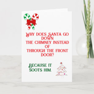 Funny Dad Joke designed Christmas Card