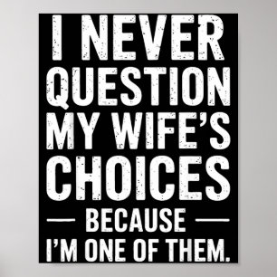 Funny Dad Joke Quote For Husband Fathers Day Tee Poster