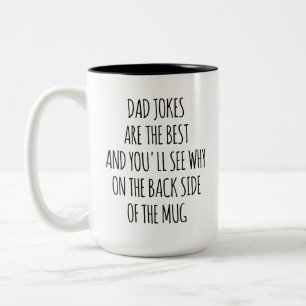 Funny Dad Jokes Coffee Mug   Father's Day Gift