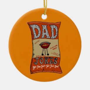 Funny Dad Jokes Fathers Day Grilling Quote T-Shirt Ceramic Tree Decoration