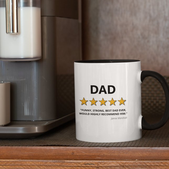 Funny Dad l 5 Star Review Mug (Creator Uploaded)