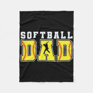 Funny Dad Life Softll Sell Grandpa Father's Day Fleece Blanket