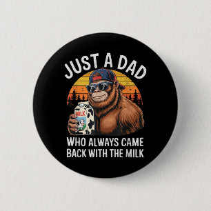 Funny Dad Milk Meme Modern Humour Joke for Men 6 Cm Round Badge