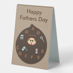 Funny Dad Monster Loves Coffee Poem Fathers Day