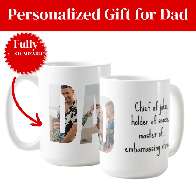 Funny Dad Mug – Chief of Jokes & Master of Snacks (Funny Dad Mug – Chief of Jokes & Master of Snacks)