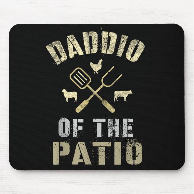 Funny dad of the patio bbq  mouse mat (Front)