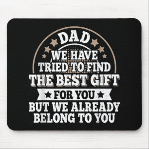 Funny Dad Saying Graphic Vintage Papa Father Mouse Mat