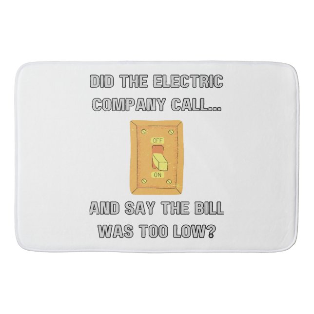 Funny Dad Sayings  Bath Mat (Front)