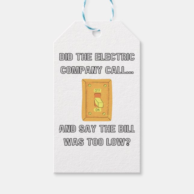 Funny Dad Sayings  Gift Tags (Front)