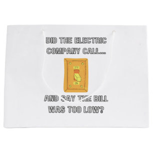 Funny Dad Sayings  Large Gift Bag