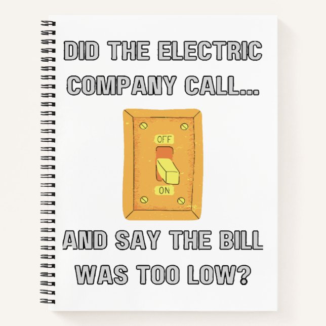 Funny Dad Sayings  Notebook (Front)