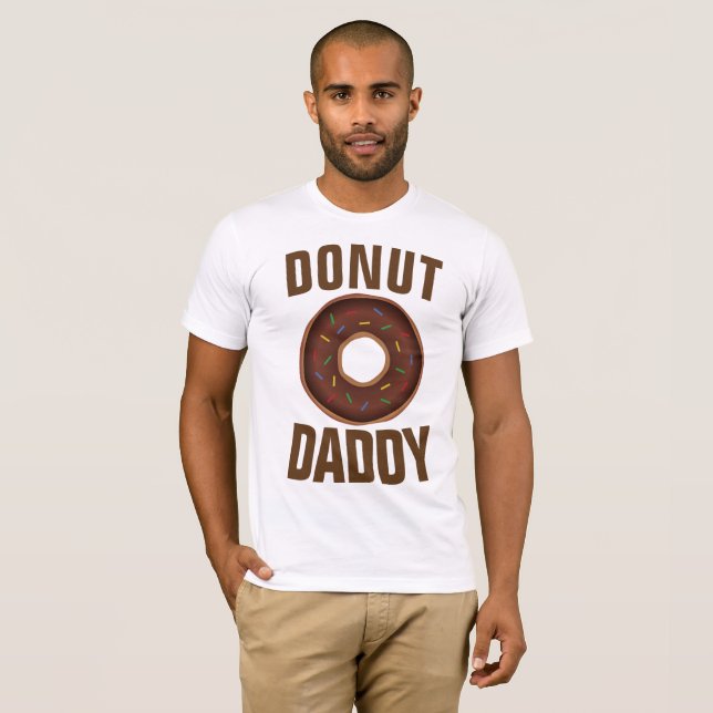 Funny DAD T-shirts, DONUT DADDY T-Shirt (Front Full)