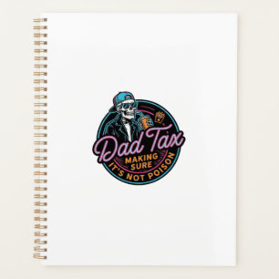 Funny Dad Tax Skeleton Vintage Engraving Shirt Des Planner