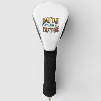 Funny Dad Tax Vintage Engraving Shirt Design_1 Golf Head Cover