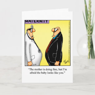 Funny Dad To Be Humor Greeting Card