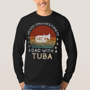 Funny Dad Tuba Tee - Dads Brass Magic & Laughs Gal