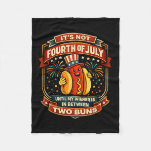 Funny Dad Wiener Humour Adult Holiday Mens Tastele Fleece Blanket