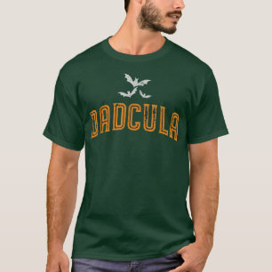 Funny Dadcula Dracula Halloween Dad Costume Momste T-Shirt