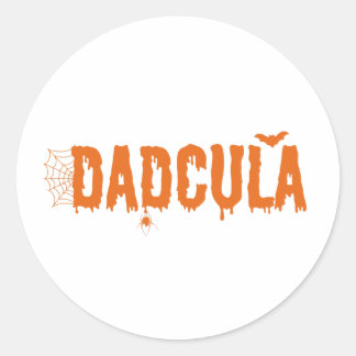 Funny Dadcula Halloween Sticker