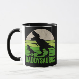 Funny Daddy Dinosaur Daddysaurus Fathers Day s  Mug