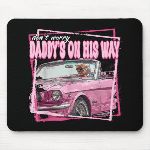 Funny Daddy's Home Trump Pink 2024 Take America Ba Mouse Mat