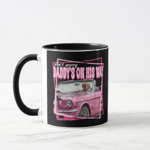 Funny Daddy's Home Trump Pink 2024 Take America Ba Mug