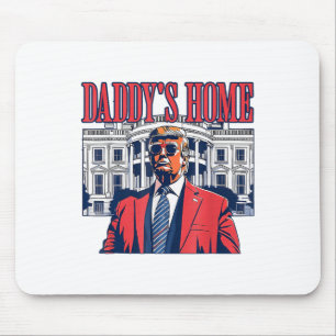 Funny Daddys Home Trump Pink 2024 Take America Bac Mouse Mat