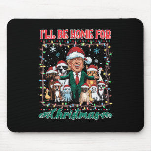 Funny Daddy's Home Trump Ugly Christmas Sweater Xm Mouse Mat