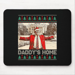 Funny Daddy's Home Trump Ugly Christmas Xmas Pajam Mouse Mat