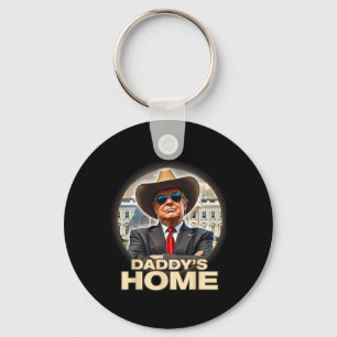 Funny Daddy's Home Trump Won 45 47 Take America Ck Key Ring