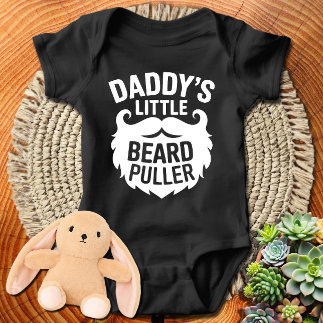 Funny Daddy's Little Beard Puller Baby Bodysuit (Creator Uploaded)