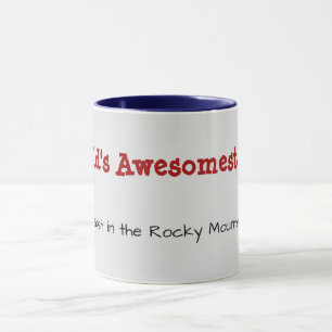 Funny Dads Day   Worlds Awesomest Dad   Rockies Mug