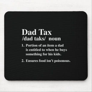 Funny Dad's Share Saying Puns Quote Phrase Mouse Mat